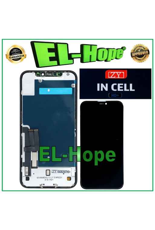 DISPLAY LCD ZY HD+ INCELL PER APPLE IPHONE 11 TOUCH SCREEN SCHERMO