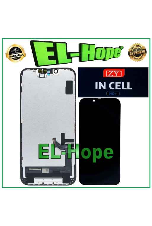 DISPLAY LCD ZY HD+ INCELL PER APPLE IPHONE 14 TOUCH SCREEN SCHERMO