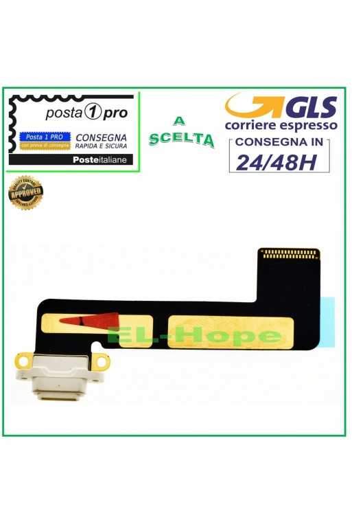CONNETTORE RICARICA APPLE IPAD Mini A1432 A1454 A1455 DOCK CARICA FLAT BIANCO CONNETTORE RICARICA APPLE IPAD Mini A1432 A1454 A1455 DOCK CARICA FLAT BIANCO