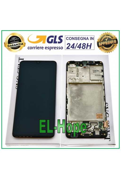 DISPLAY LCD + FRAME ORIGINALE SAMSUNG GALAXY A41 SM-A415 A415F TOUCH SCREEN NERO DISPLAY LCD + FRAME ORIGINALE SAMSUNG GALAXY A41 SM-A415 A415F TOUCH SCREEN NERO