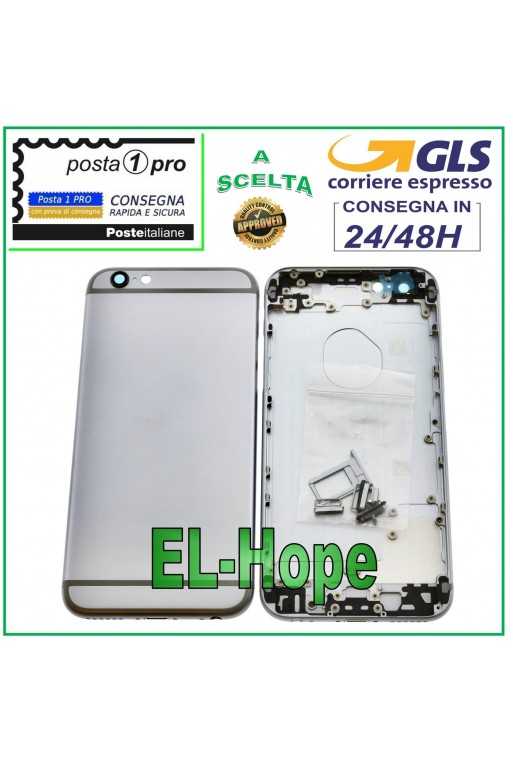 SCOCCA POSTERIORE FRAME TELAIO PER APPLE IPHONE 6 6G BACK CASE COVER GREY GRIGIO SCOCCA POSTERIORE FRAME TELAIO PER APPLE IPHONE 6 6G BACK CASE COVER GREY GRIGIO