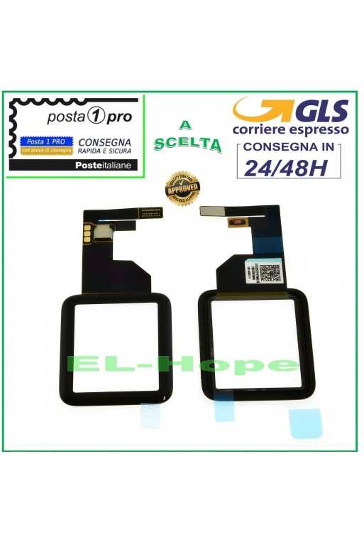 VETRO TOUCH SCREEN PER SMARTWATCH APPLE WATCH 1 A1553 A1802 38MM DIGITIZER NERO VETRO TOUCH SCREEN PER SMARTWATCH APPLE WATCH 1 A1553 A1802 38MM DIGITIZER NERO