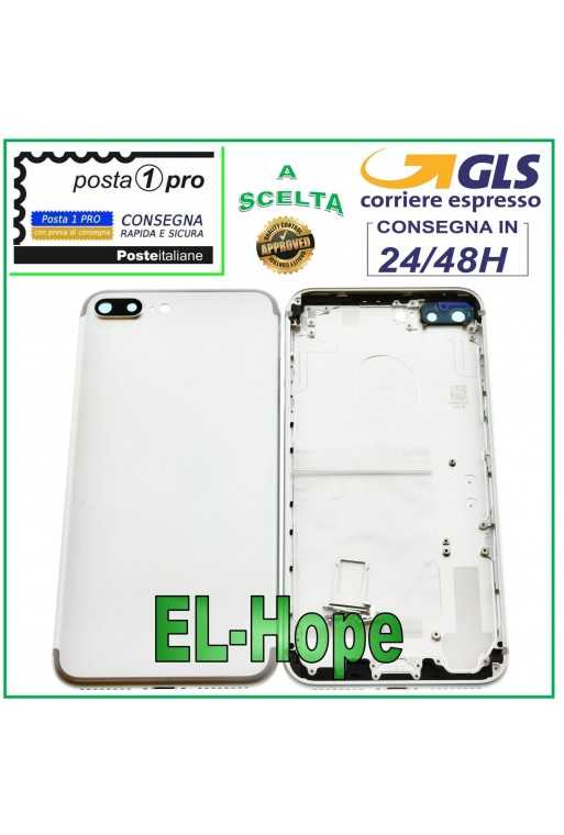 SCOCCA POSTERIORE FRAME TELAIO PER APPLE IPHONE 7 PLUS CASE COVER BIANCO WHITE SCOCCA POSTERIORE FRAME TELAIO PER APPLE IPHONE 7 PLUS CASE COVER BIANCO WHITE