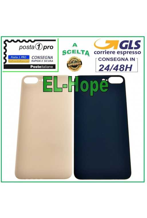 VETRO SCOCCA POSTERIORE COPRI BATTERIA PER APPLE IPHONE 8 PLUS COVER ROSA GOLD VETRO SCOCCA POSTERIORE COPRI BATTERIA PER APPLE IPHONE 8 PLUS COVER ROSA GOLD