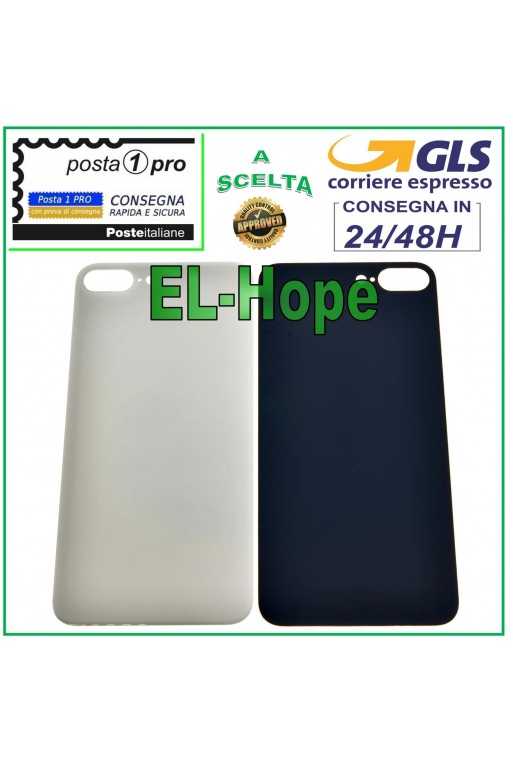 VETRO SCOCCA POSTERIORE COPRI BATTERIA PER APPLE IPHONE 8 PLUS BACK COVER BIANCO VETRO SCOCCA POSTERIORE COPRI BATTERIA PER APPLE IPHONE 8 PLUS BACK COVER BIANCO