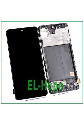 DISPLAY LCD OLED + FRAME PER SAMSUNG GALAXY A51 SM A515 A515F TOUCH SCREEN VETRO