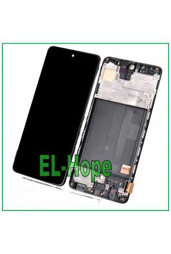 DISPLAY LCD OLED + FRAME PER SAMSUNG GALAXY A51 SM A515 A515F TOUCH SCREEN VETRO
