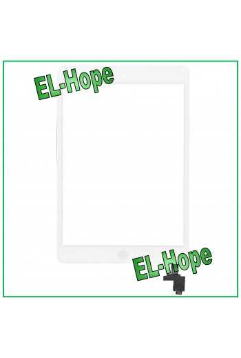 TOUCH PER APPLE IPAD MINI WIFI 3G A1432 A1454 A1455 VETRO BIANCO + TASTO HOME 