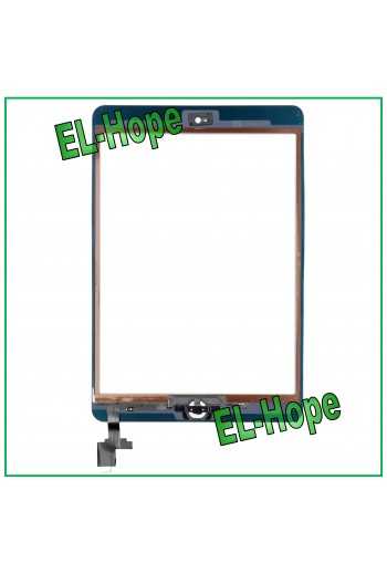 TOUCH PER APPLE IPAD MINI WIFI 3G A1432 A1454 A1455 VETRO BIANCO + TASTO HOME 