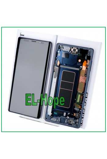 DISPLAY LCD ORIGINALE SAMSUNG GALAXY NOTE 9 SM-N960 SM-N960F TOUCH SCREEN BLU