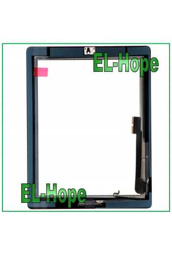 TOUCH SCREEN PER APPLE IPAD 4 WIFI 3G A1458 A1459 A1460 VETRO NERO + TASTO HOME