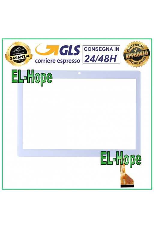 TOUCH SCREEN VETRO PER PHABLET CH-10114A2-L-S10 ZS FX1912 10.1 DIGITIZER BIANCO