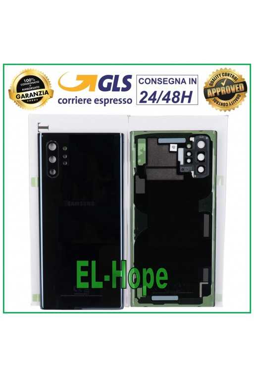 COPRI BATTERIA POSTERIORE ORIGINALE SAMSUNG GALAXY NOTE 10 PLUS SM-N975F NERO COPRI BATTERIA POSTERIORE ORIGINALE SAMSUNG GALAXY NOTE 10 PLUS SM-N975F NERO