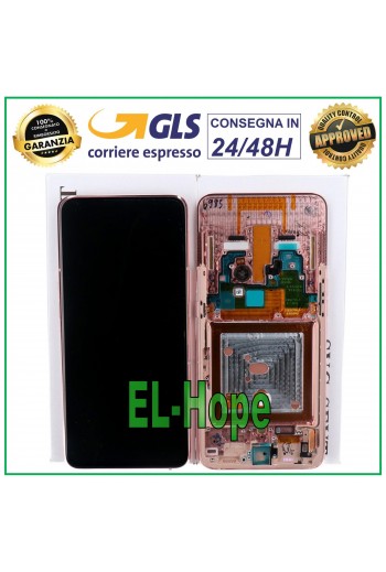 DISPLAY LCD ORIGINALE SAMSUNG GALAXY A80 SM-A805 SM-A805F TOUCH SCREEN ORO GOLD