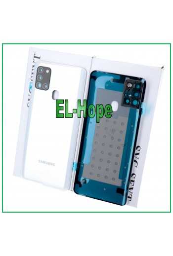 COPRI BATTERIA ORIGINALE SAMSUNG GALAXY A21S SM-A217 COPERCHIO POSTERIORE BIANCO