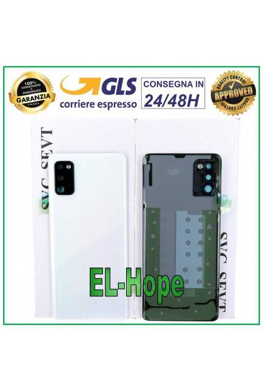COPRI BATTERIA ORIGINALE SAMSUNG GALAXY A41 SM-A415 COPERCHIO POSTERIORE BIANCO COPRI BATTERIA ORIGINALE SAMSUNG GALAXY A41 SM-A415 COPERCHIO POSTERIORE BIANCO