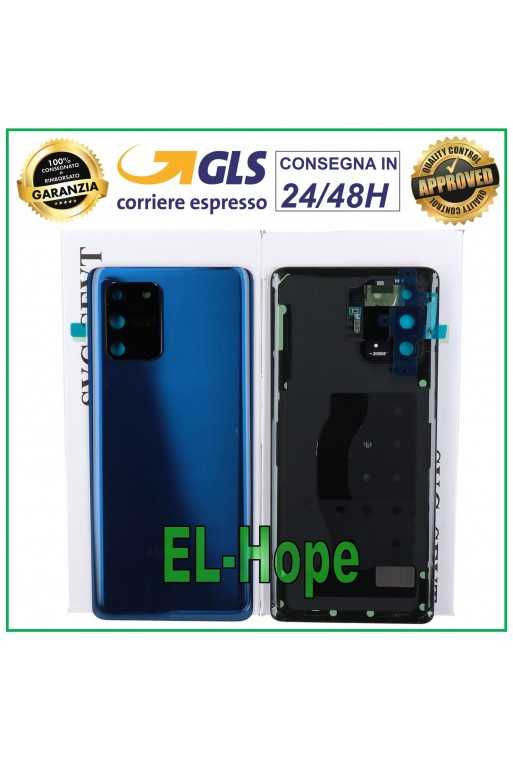 COPRI BATTERIA ORIGINALE SAMSUNG GALAXY S10 LITE SM-G770 BACK COVER PRISM BLU COPRI BATTERIA ORIGINALE SAMSUNG GALAXY S10 LITE SM-G770 BACK COVER PRISM BLU