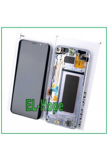 DISPLAY LCD FRAME ORIGINALE SAMSUNG GALAXY S8+ PLUS SM-G955 F TOUCH SCREEN VIOLA
