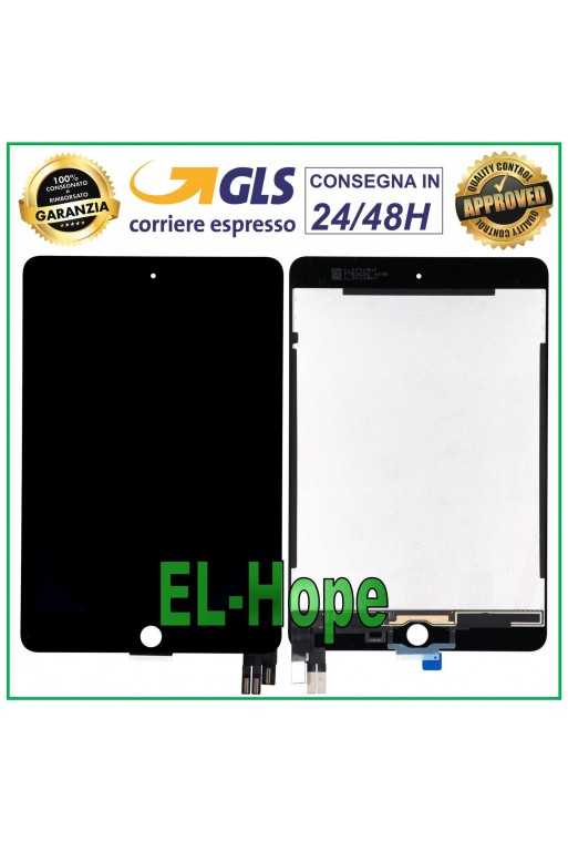 DISPLAY LCD + TOUCH SCREEN PER APPLE IPAD MINI 5 A2133 2124 2125 2126 VETRO NERO DISPLAY LCD + TOUCH SCREEN PER APPLE IPAD MINI 5 A2133 2124 2125 2126 VETRO NERO