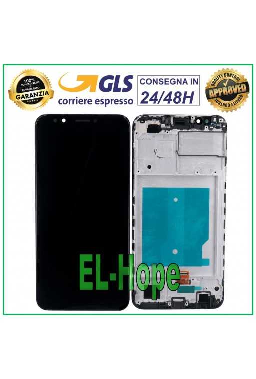 DISPLAY LCD FRAME PER HUAWEI Y7 2018 LDN-L01 PRIME TOUCH SCREEN SCHERMO VETRO DISPLAY LCD FRAME PER HUAWEI Y7 2018 LDN-L01 PRIME TOUCH SCREEN SCHERMO VETRO