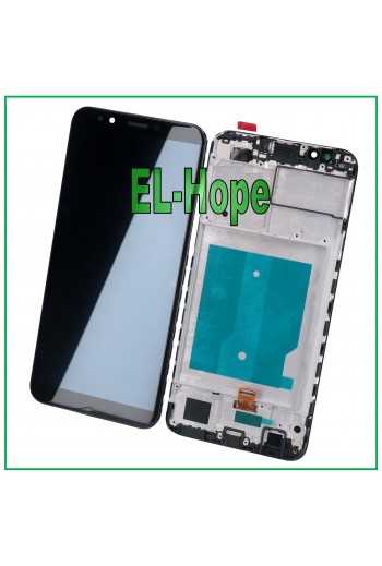DISPLAY LCD FRAME PER HUAWEI Y7 2018 LDN-L01 PRIME TOUCH SCREEN SCHERMO VETRO 