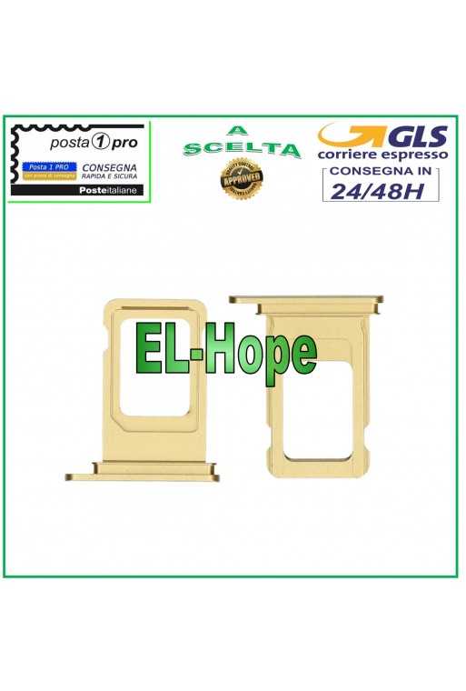 SLOT CARRELLO VANO PORTA NANO SIM CARD ALLOGGIO SCHEDA APPLE IPHONE 11 ORO GOLD SLOT CARRELLO VANO PORTA NANO SIM CARD ALLOGGIO SCHEDA APPLE IPHONE 11 ORO GOLD