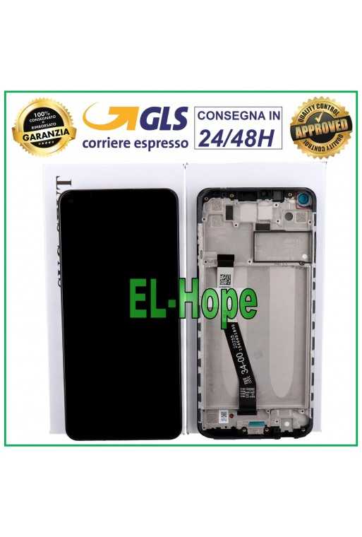DISPLAY LCD + FRAME ORIGINALE XIAOMI REDMI NOTE 9 / 10X 4G M2003J15SG TOUCH NERO DISPLAY LCD + FRAME ORIGINALE XIAOMI REDMI NOTE 9 / 10X 4G M2003J15SG TOUCH NERO
