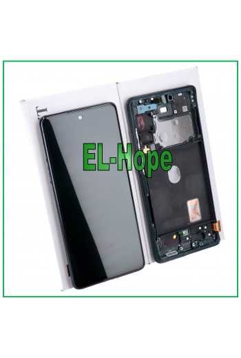 DISPLAY LCD FRAME ORIGINALE SAMSUNG GALAXY S20 FE SM-G780F TOUCH SCREEN NAVY BLU