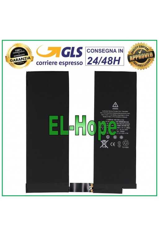 BATTERIA LI-ION DI RICAMBIO PER APPLE IPAD PRO 10.5 A1701 A1709 A1798 8134 mAh BATTERIA LI-ION DI RICAMBIO PER APPLE IPAD PRO 10.5 A1701 A1709 A1798 8134 mAh