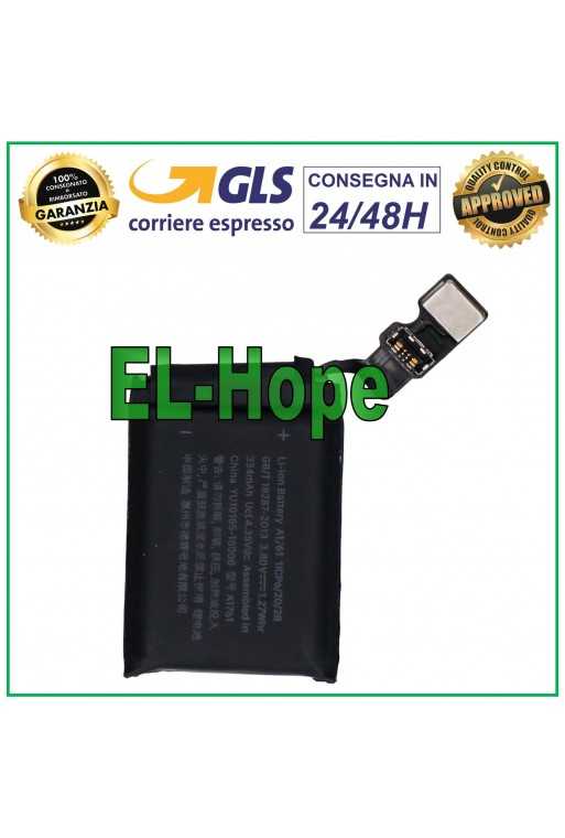 BATTERIA PER APPLE WATCH SERIE 2 GENERAZIONE A1758 42 mm BATTERY A1761 334 mAh BATTERIA PER APPLE WATCH SERIE 2 GENERAZIONE A1758 42 mm BATTERY A1761 334 mAh