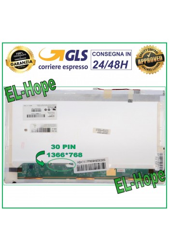 DISPLAY LP156WH1 (TL) (C1) CCFL LCD NOTEBOOK 15.6" 30 PIN 1366*768 HD SCHERMO