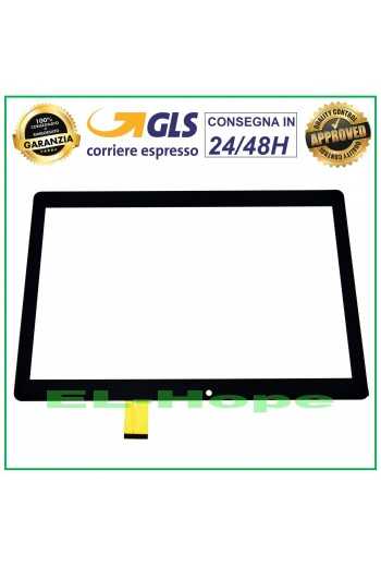 TOUCH SCREEN VETRO DP101279-F1 TABLET DIGITIZER ORIGINALE NERO