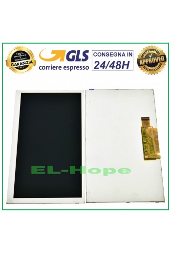 DISPLAY LCD LENOVO IdeaTab A1000 MONITOR CRISTALLI LIQUIDI PANNELLO SCHERMO 7,0
