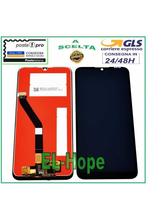 DISPLAY LCD PER HUAWEI HONOR 8A JAT-AL00 TL00 L29 TOUCH SCREEN VETRO NERO
