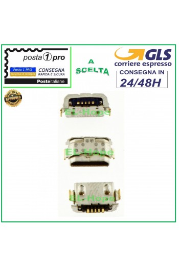 CONNETTORE RICARICA LG K9 2018 LM-X210EM LMX210EM X210 MICRO USB CARICA