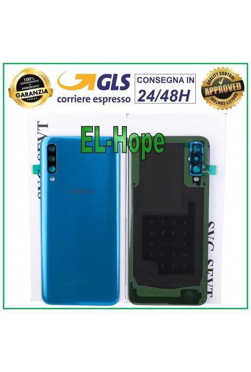 COPRI BATTERIA ORIGINALE SAMSUNG GALAXY A50 SM-A505 COPERCHIO POSTERIORE BLU COPRI BATTERIA ORIGINALE SAMSUNG GALAXY A50 SM-A505 COPERCHIO POSTERIORE BLU