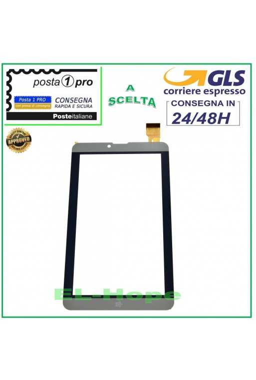 TOUCH SCREEN VETRO MEDIACOM SmartPad i2 7 M-SP7I2B DIGITIZER ORIGINALE GRIGIO