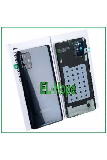 SCOCCA COPRI BATTERIA ORIGINALE SAMSUNG GALAXY A71 SM-A715 BACK COVER NERO