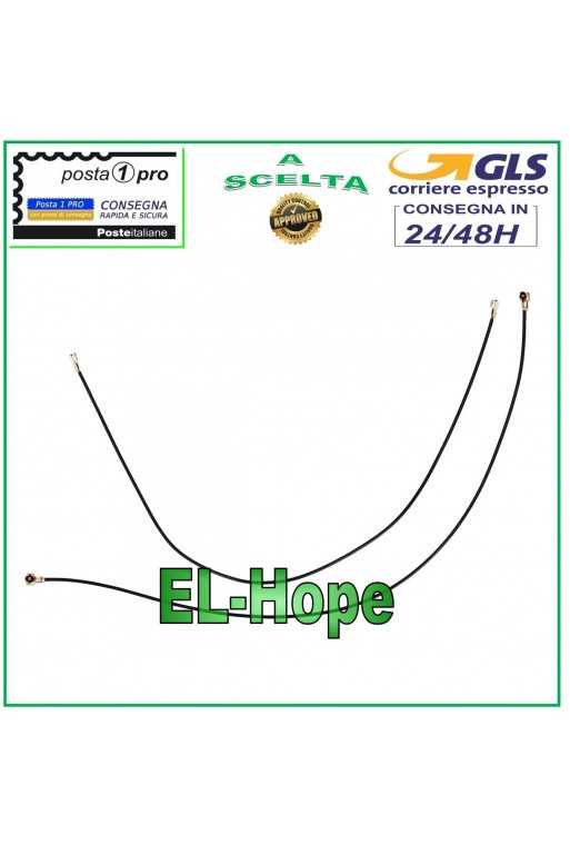 ANTENNA CAVO COASSIALE FLAT FLEX RICEZIONE SEGNALE DI RETE 126 mm PER VODAFONE