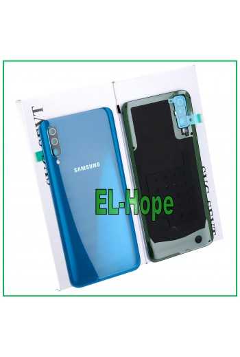 SCOCCA POSTERIORE ORIGINALE SAMSUNG GALAXY A50 SM-A505 BACK COVER VETRO BLU