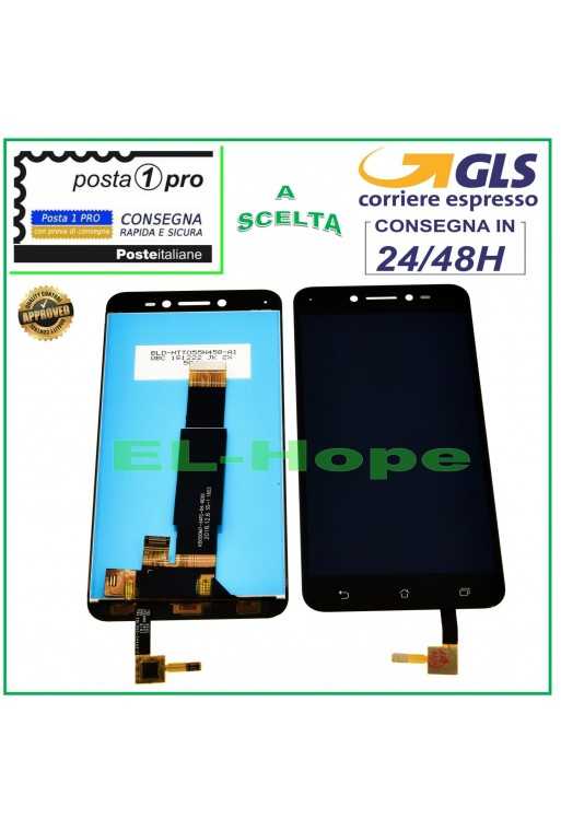 DISPLAY PER ASUS ZENFONE LIVE ZB501KL A007 TOUCH SCREEN SCHERMO VETRO NERO DISPLAY PER ASUS ZENFONE LIVE ZB501KL A007 TOUCH SCREEN SCHERMO VETRO NERO