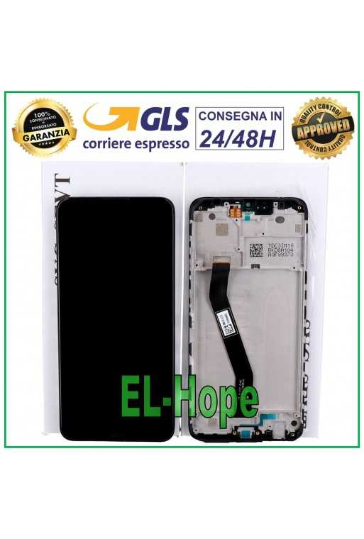 DISPLAY LCD + FRAME ORIGINALE XIAOMI REDMI 8A M1908C3KG TOUCH SCREEN VETRO NERO