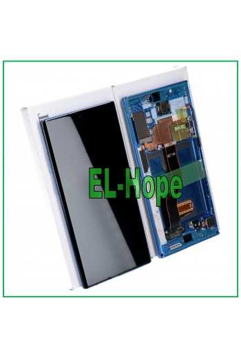 DISPLAY LCD ORIGINALE SAMSUNG GALAXY NOTE 10 PLUS SM N975 N976 TOUCH SCREEN BLU