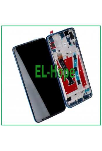 DISPLAY LCD FRAME PER HUAWEI P SMART Z STK-LX1 STK-LX2 STK-L21 TOUCH VETRO BLU