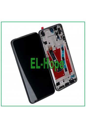 DISPLAY LCD FRAME PER HUAWEI P SMART PRO STK-L21 TOUCH SCREEN MONITOR VETRO NERO