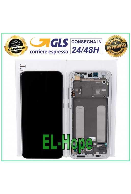 DISPLAY LCD ORIGINALE FRAME XIAOMI MI 9 LITE M1904F3BG TOUCH SCREEN VETRO BIANCO DISPLAY LCD ORIGINALE FRAME XIAOMI MI 9 LITE M1904F3BG TOUCH SCREEN VETRO BIANCO