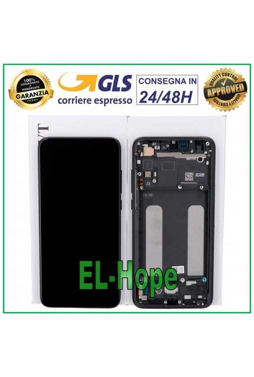 DISPLAY LCD ORIGINALE + FRAME XIAOMI MI 9 LITE M1904F3BG TOUCH SCREEN VETRO NERO DISPLAY LCD ORIGINALE + FRAME XIAOMI MI 9 LITE M1904F3BG TOUCH SCREEN VETRO NERO