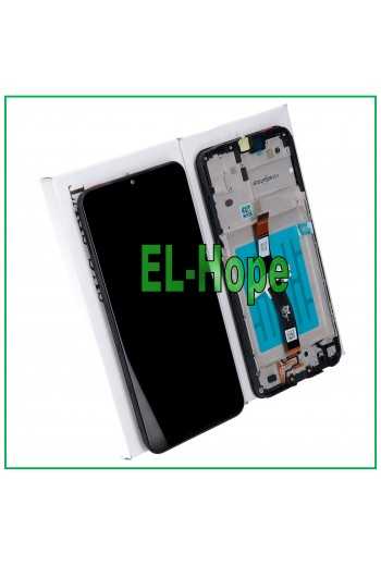 DISPLAY LCD FRAME ORIGINALE SAMSUNG GALAXY A22 5G 2021 SM-A226 TOUCH SCREEN NERO
