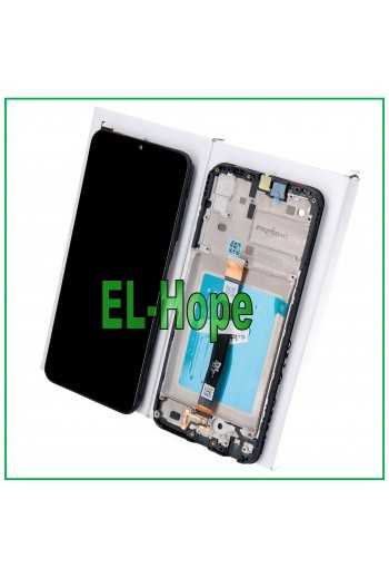 DISPLAY LCD FRAME ORIGINALE SAMSUNG GALAXY A22 5G 2021 SM-A226 TOUCH SCREEN NERO