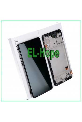 DISPLAY LCD ORIGINALE + FRAME SAMSUNG GALAXY M31S SM M317 F/FN TOUCH SCREEN NERO
